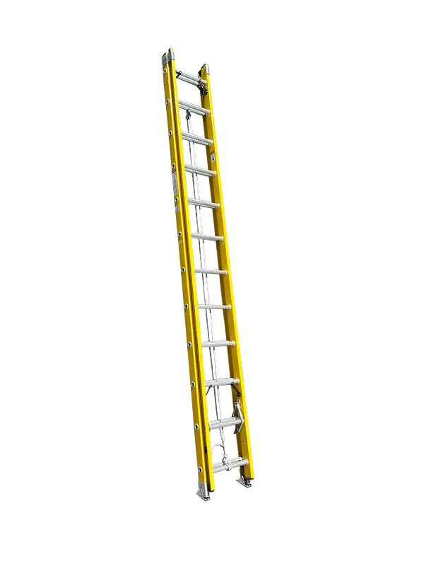 ESCALERA DE FIBRA DE VIDRIO FASCY AMARILLA