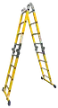 ESCALERA DE FIBRA DE VIDRIO ARTICULADA