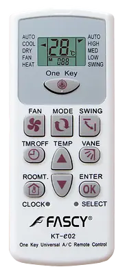 CONTROL UNIVERSAL PARA AIRE ACONDICIONADO
