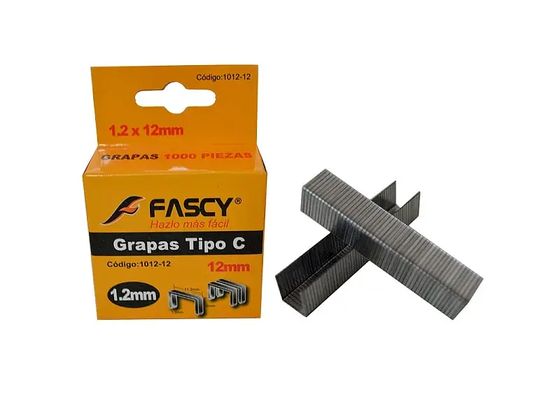GRAPA TIPO C 1.2MM 1000 PZS