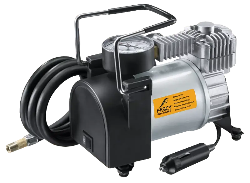COMPRESOR MINI FASCY CY12 METAL 12V 150PSI
