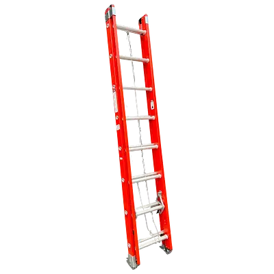 ESCALERA DE FIBRA DE VIDRIO EXTENSIBLE FASCY NARANJA
