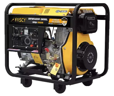 GENERADOR DIESEL FASCY FGD6200 6,2 KVA 220V ABIERTO