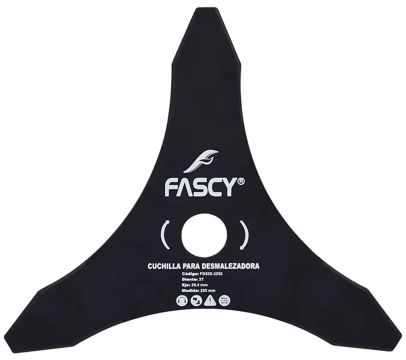 CUCHILLA PARA DESMALEZADORA 3T 255M