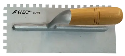 LLANA DE ACERO DENTADA MANGO MADERA LLN03