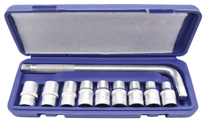 JUEGO DE LLAVES TUBOS HEX. 10 PZS