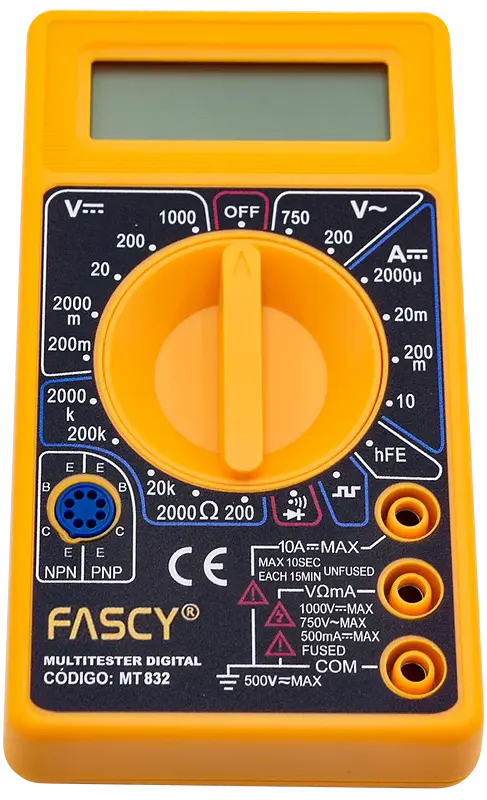 MULTITESTER DIGITAL MT832