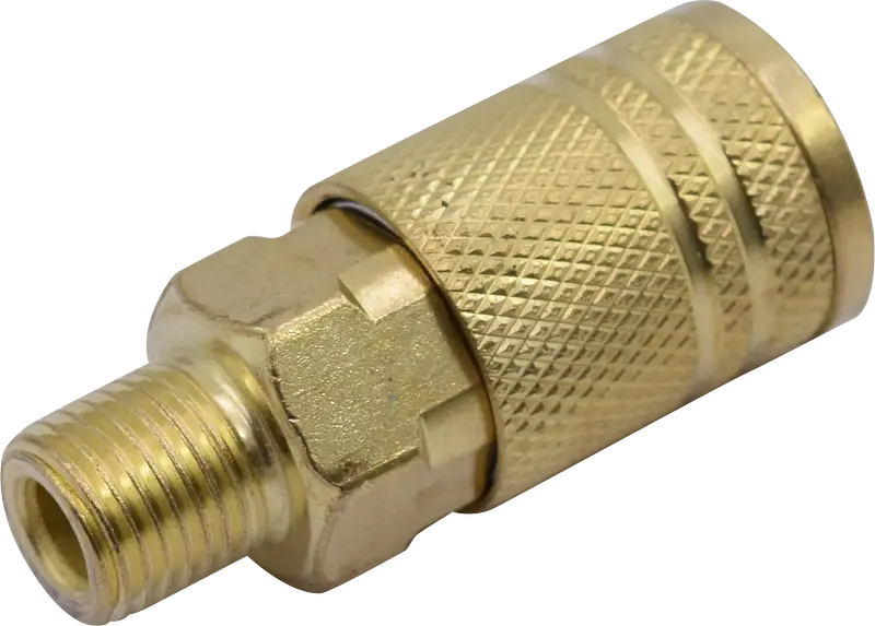 ACOPLE RÁPIDO MACHO FASCY AC121 1/4" NPT DORADO