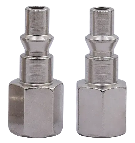 ADAPTADOR HEMBRA FASCY AB1102 1/4" BSP PLATEADO
